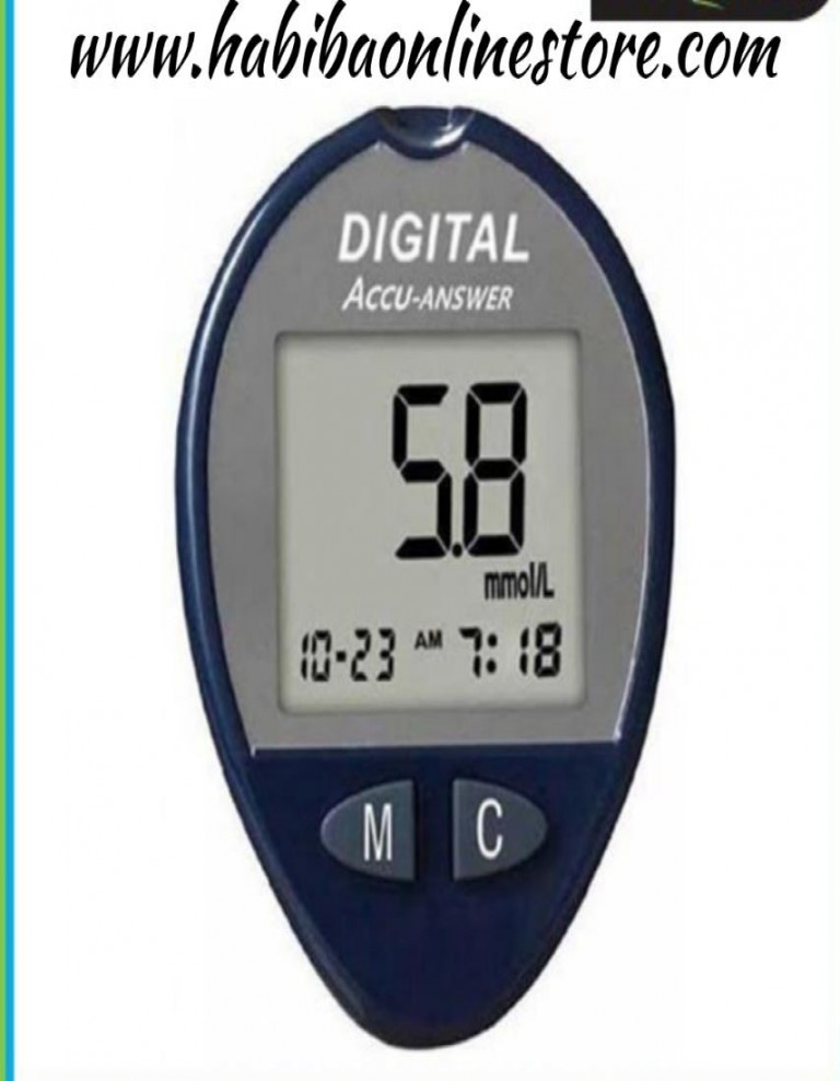 Digital Accu Answer Diabetes Monitoring Machine
